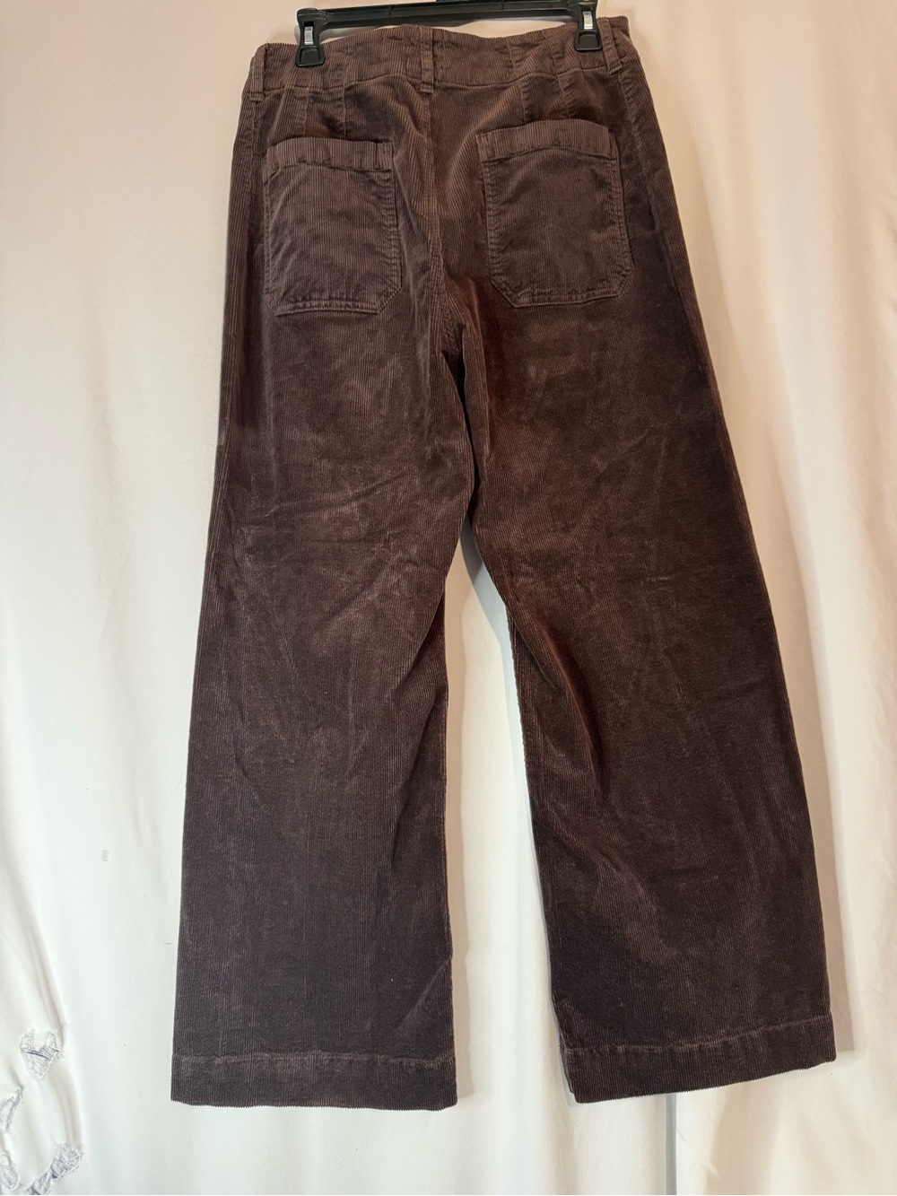 Maeve Anthropologie Colette Corduroy Pants 31 Brown Ultra High Rise Wide Leg - Picture 3 of 7
